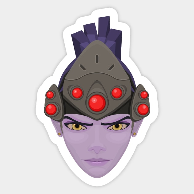 Widowmaker minimalist Sticker by Mellamanpel